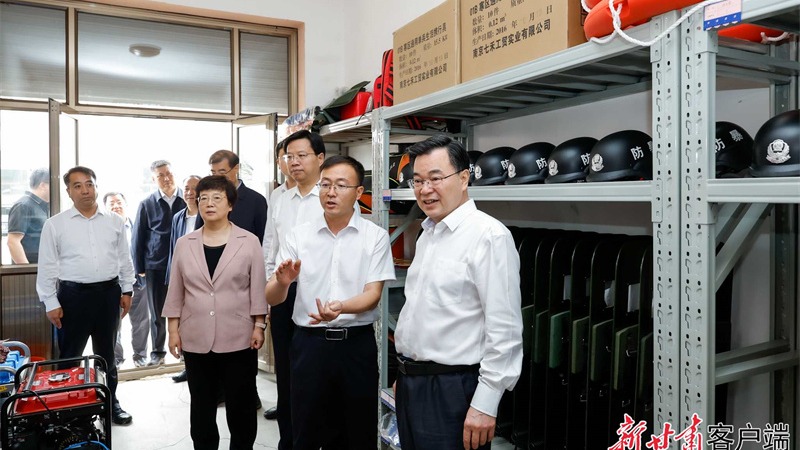 胡昌升在白银市靖远县调研防汛工作时强调 汛期不过 思想不松 排查不止 整治不停